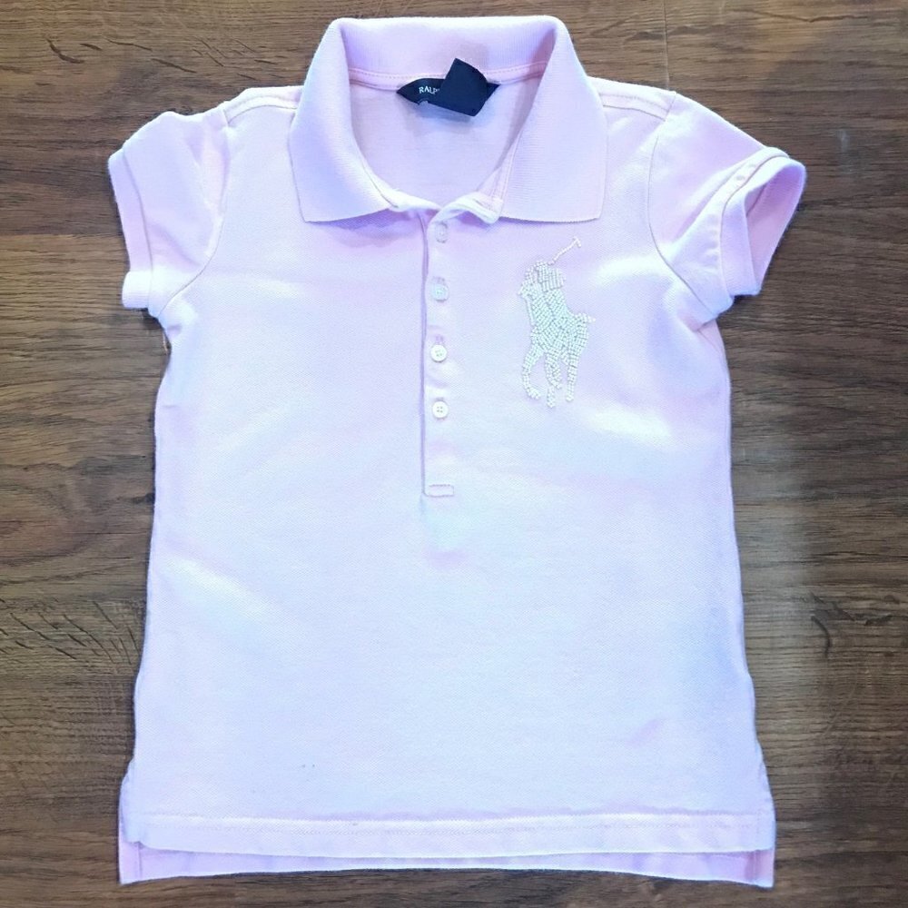Ralph Lauren pearl beaded Polo shirt